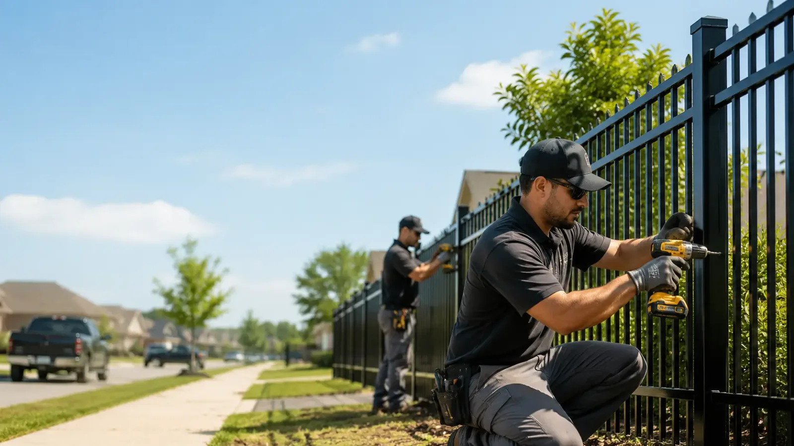 Metal Fence Installation in Fenwick, MI